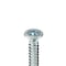 Zoro Select Self-Drilling Screw, #10-16 x 1-1/2 in, Zinc Plated Steel Flat Head Square Drive, 3000 PK 1024KQF - alternate 2